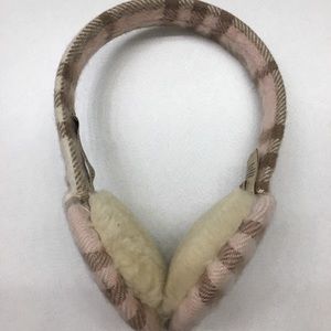 Pink Burberry Earmuffs
